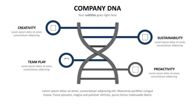 极简风格设计PPT图表模板6