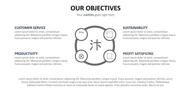 极简风格设计PPT图表模板7