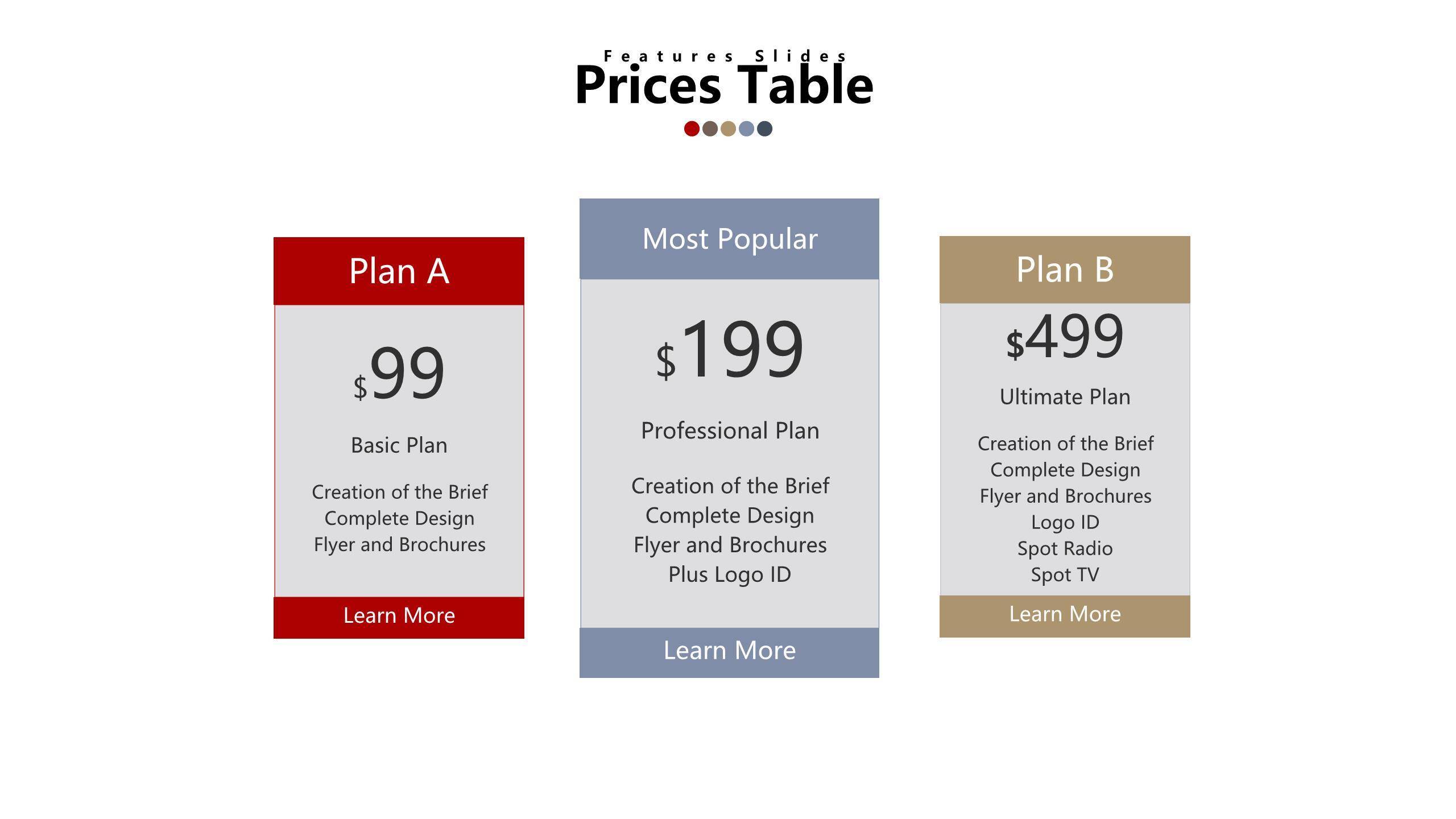 简约递进逻辑PPT图表模板9