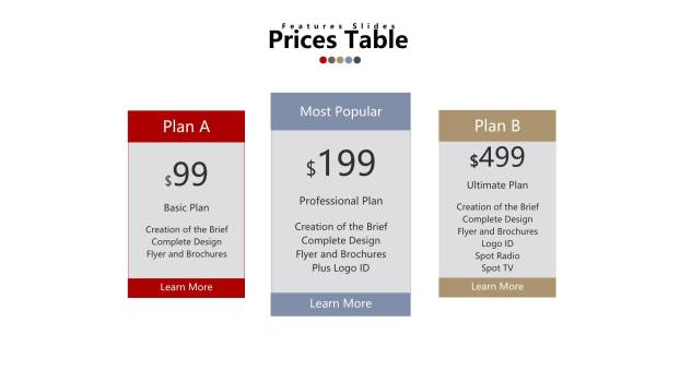 简约递进逻辑PPT图表模板9