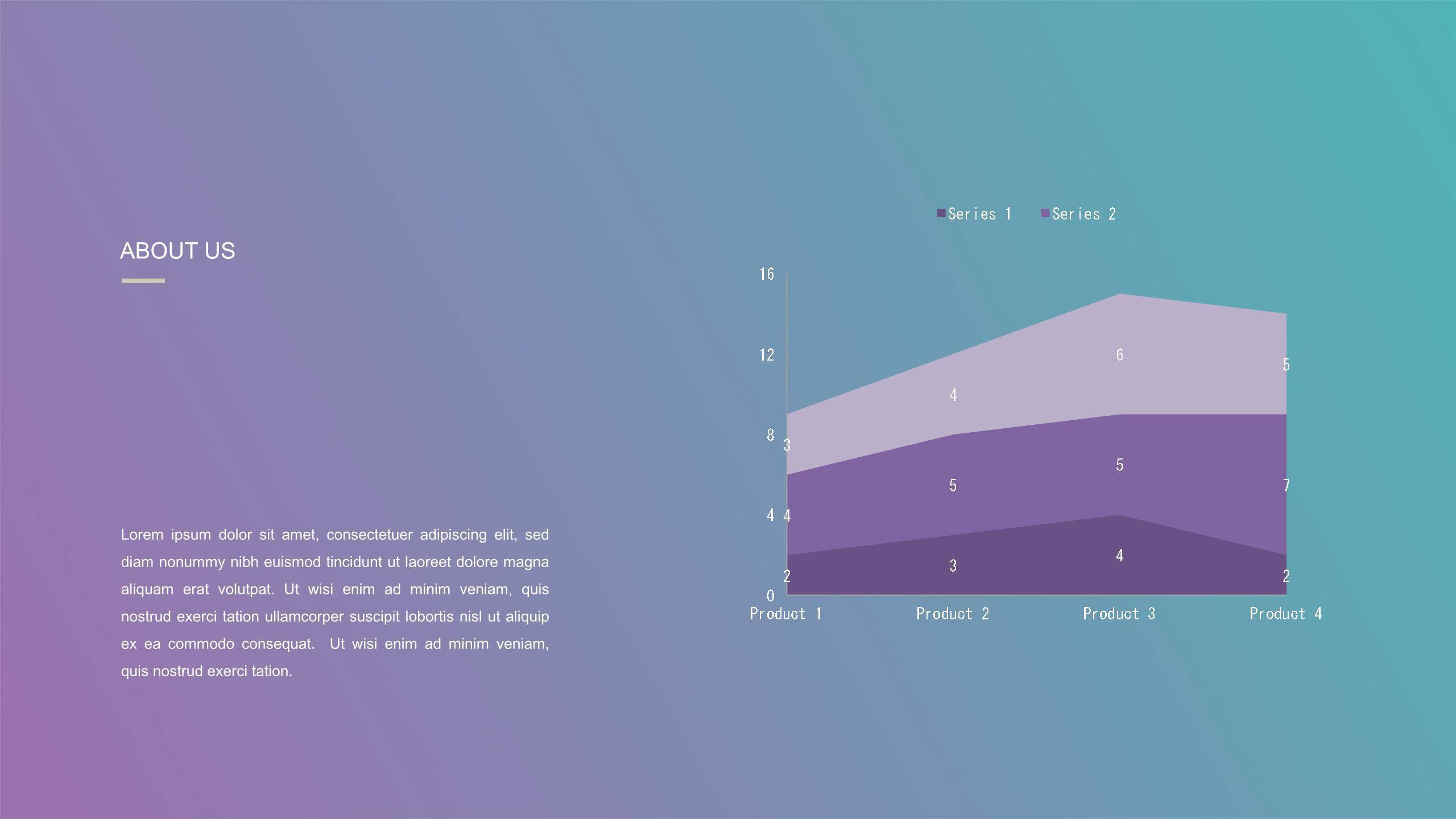 渐变ISO设计商务PPT图表模板9
