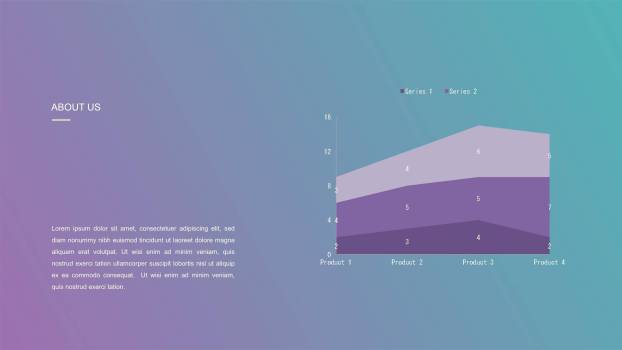 渐变ISO设计商务PPT图表模板9