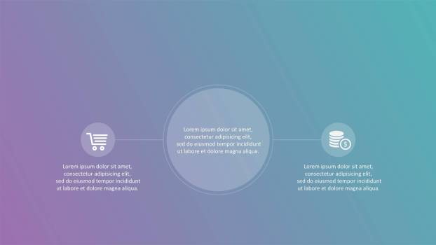 渐变ISO设计商务PPT图表模板2