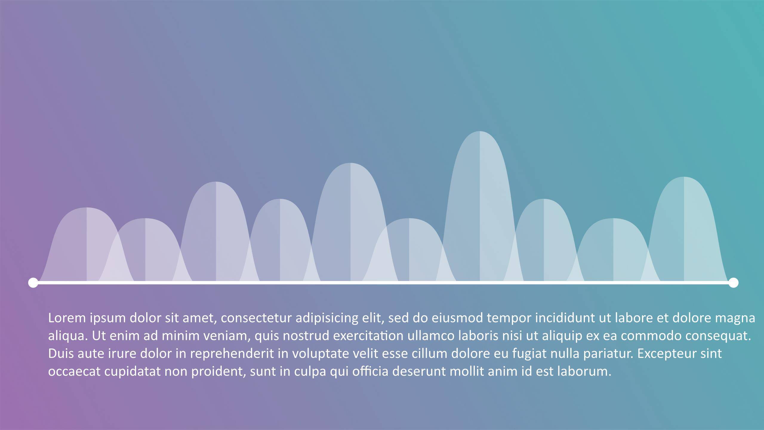 渐变ISO设计商务PPT图表模板3