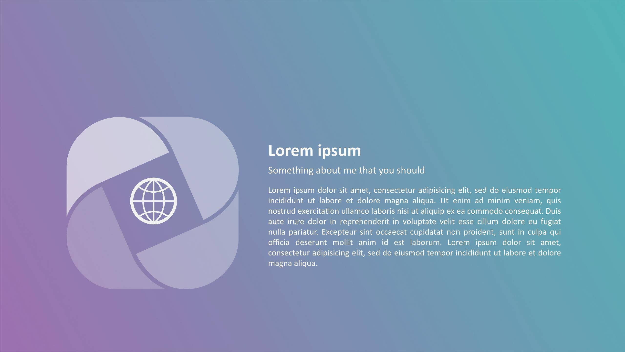 渐变ISO设计商务PPT图表模板5