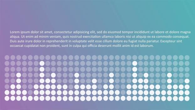 渐变ISO设计商务PPT图表模板6