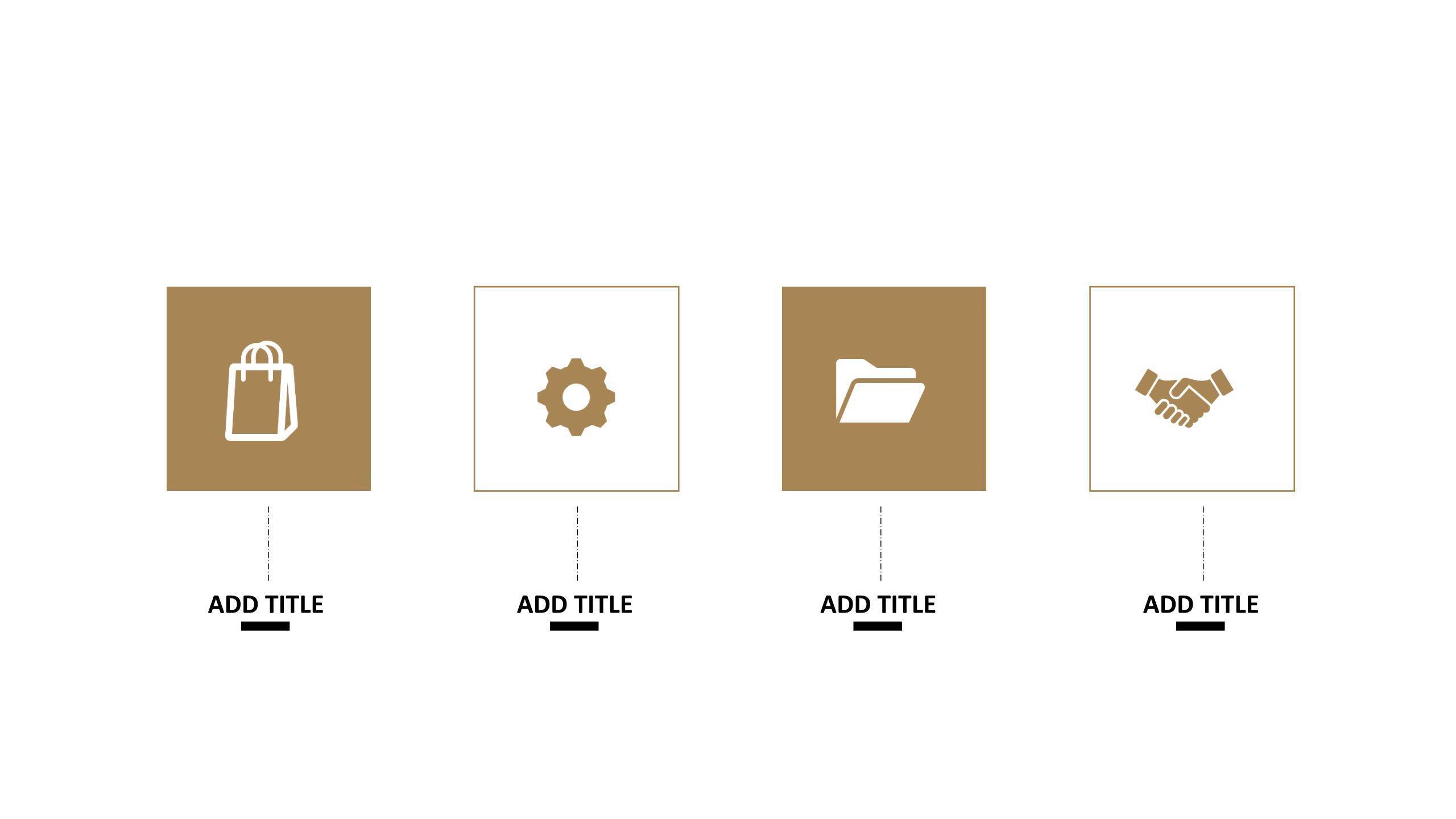 金色图表PPT图表模板2
