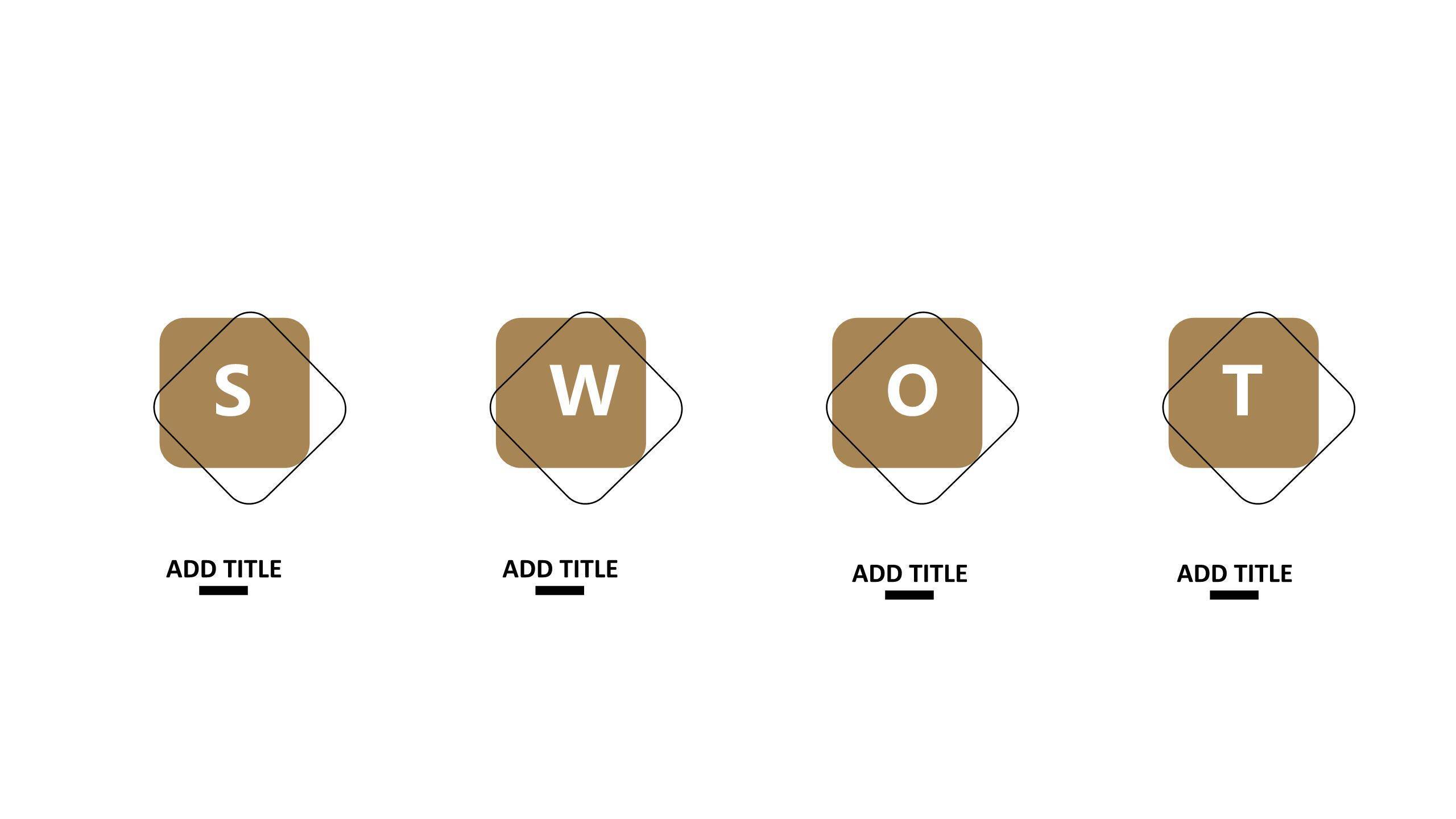 金色图表PPT图表模板4