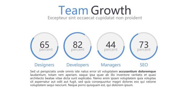 经典蓝黑PPT图表9