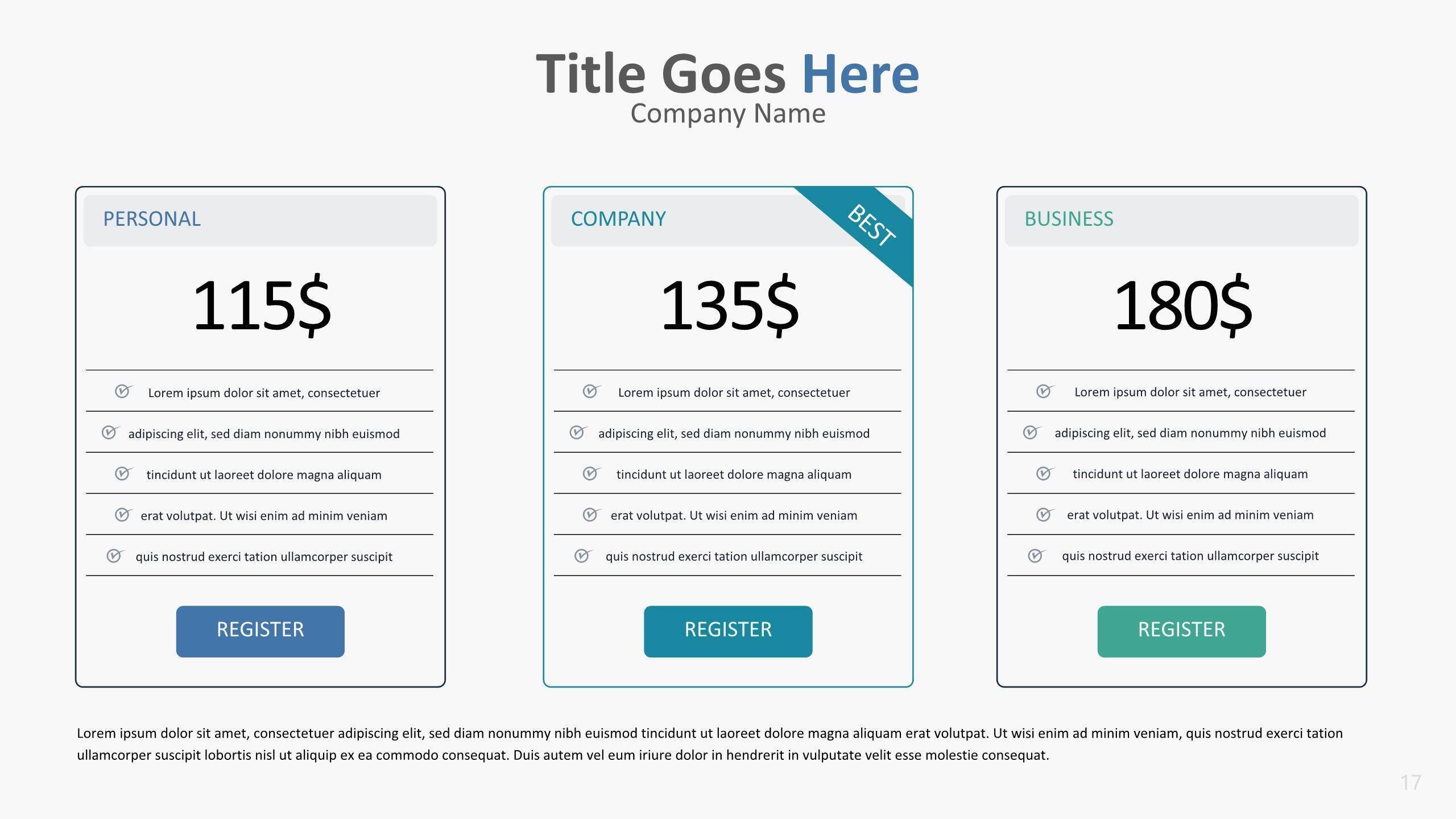 蓝绿色数据统计ppt图表模板8
