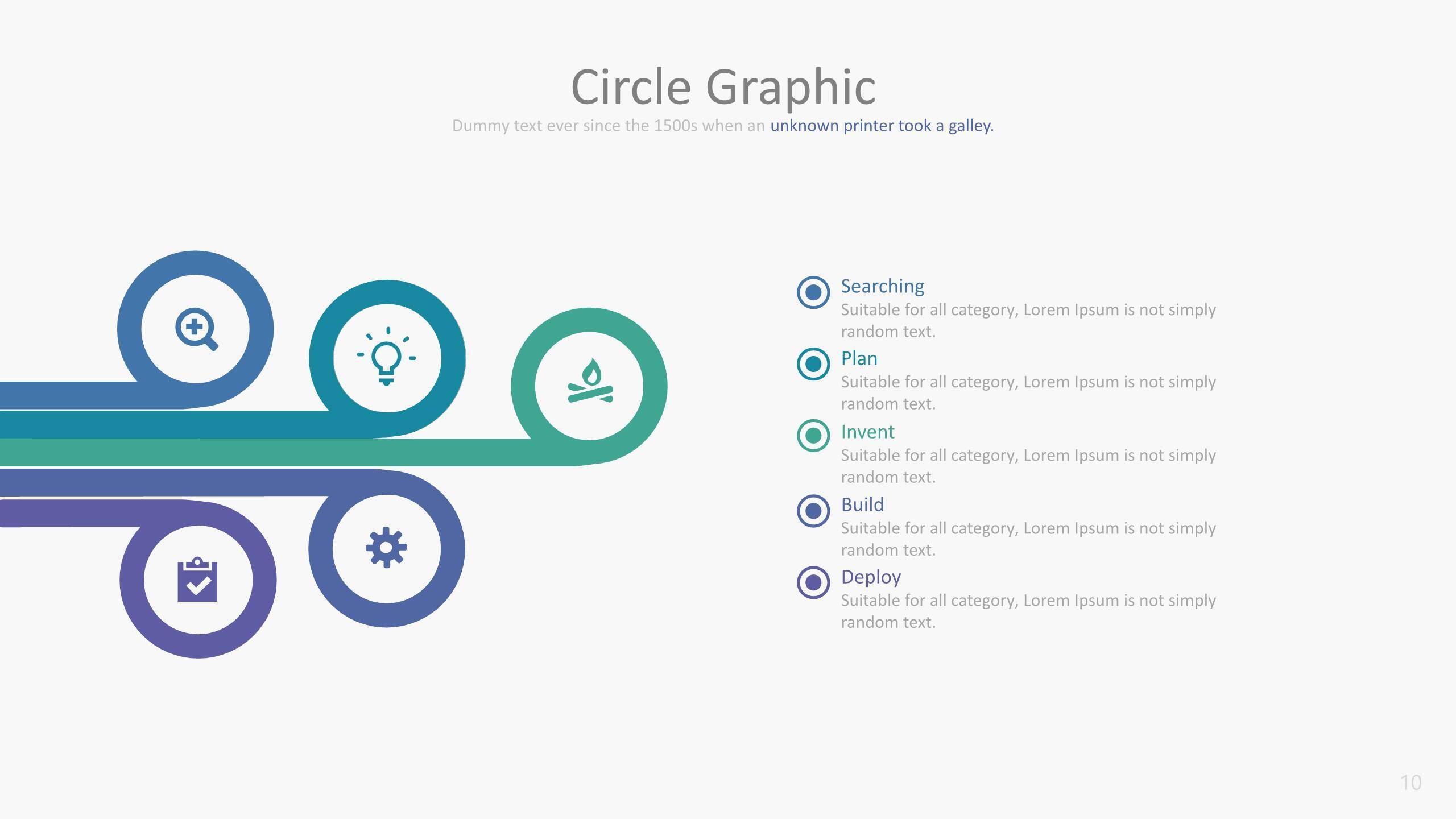 蓝绿色数据统计ppt图表模板1