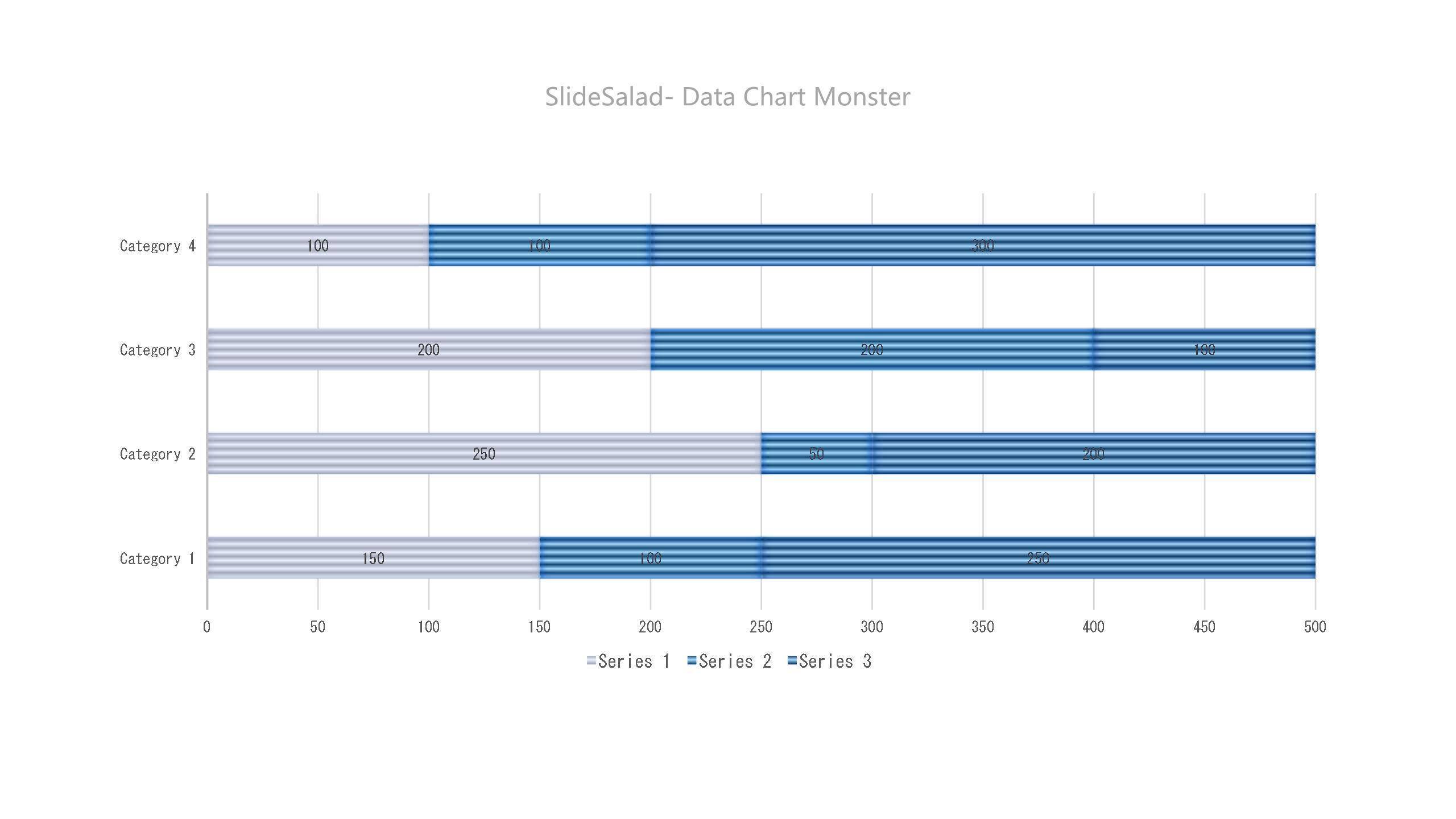 蓝色数据可视化图表PPT图表模板9