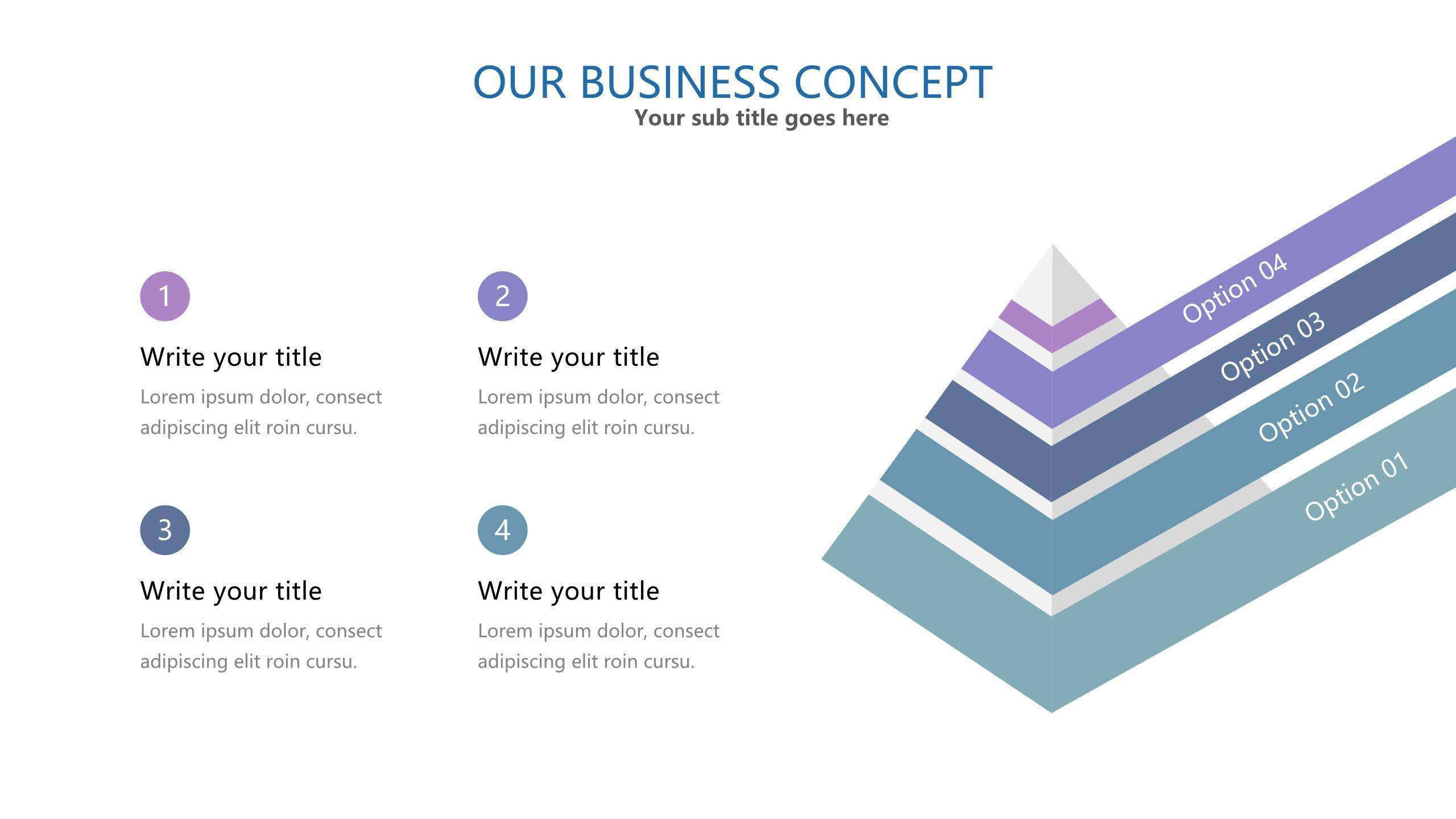 蓝紫色系设计PPT图表模板PPT图表模板1