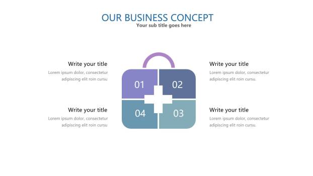 蓝紫色系设计PPT图表模板PPT图表模板2