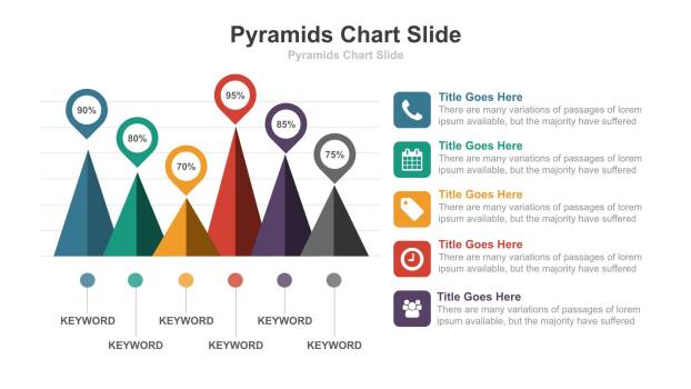 数据折线图PPT图表模板8