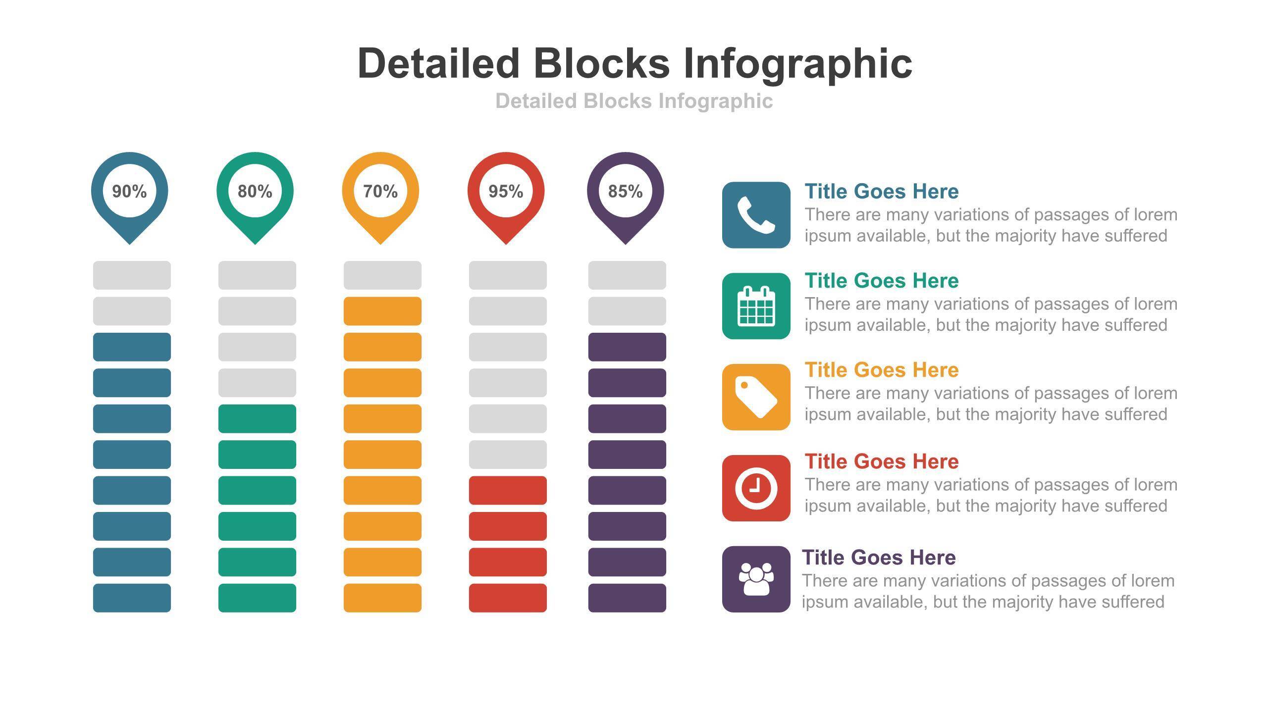 数据折线图PPT图表模板6