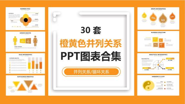 图表PPT图表模板0