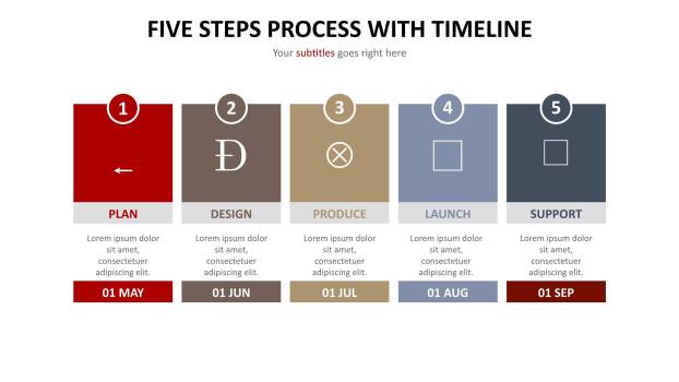 新闻纸PPT图表模板9