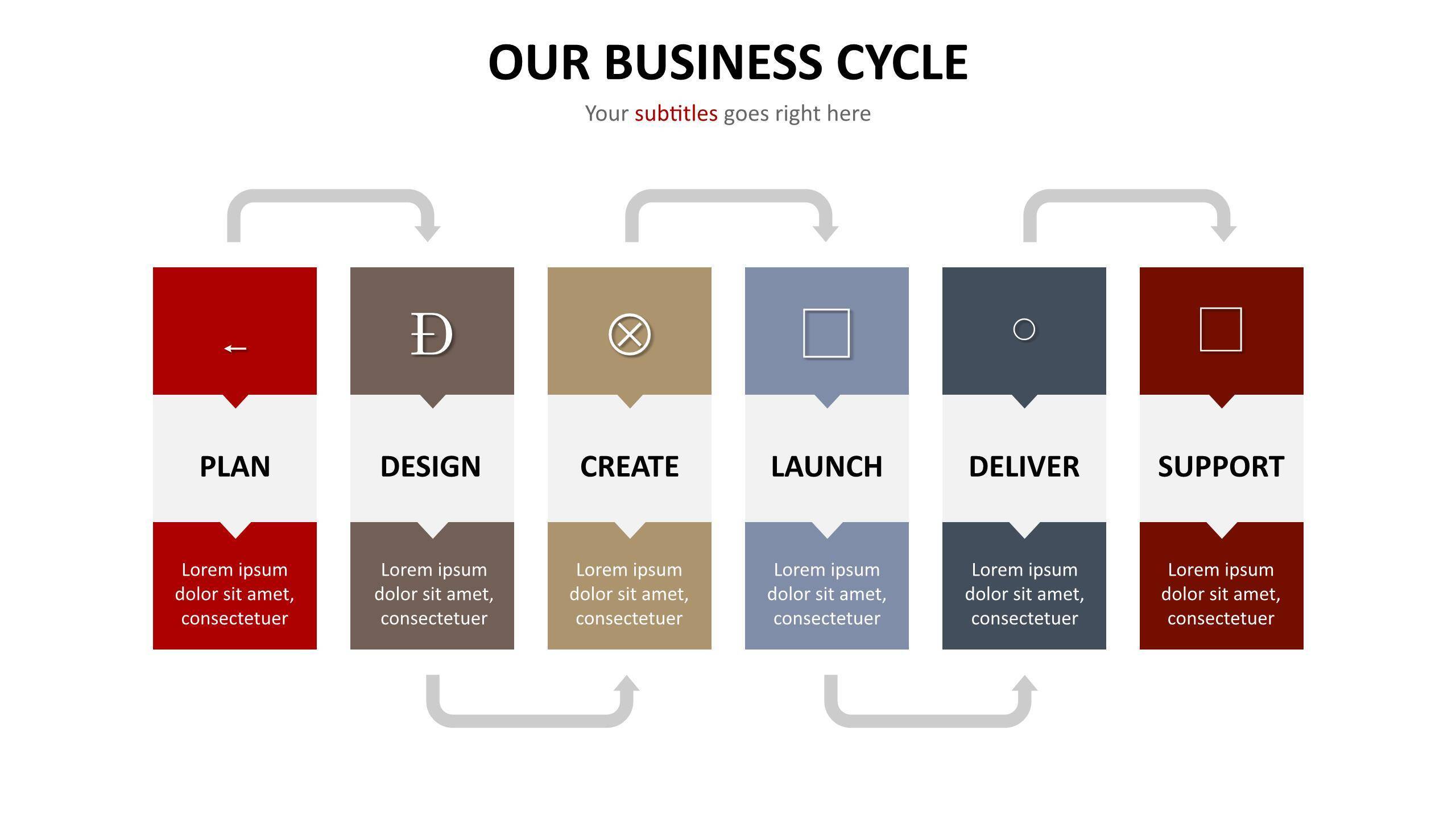 新闻纸PPT图表模板3