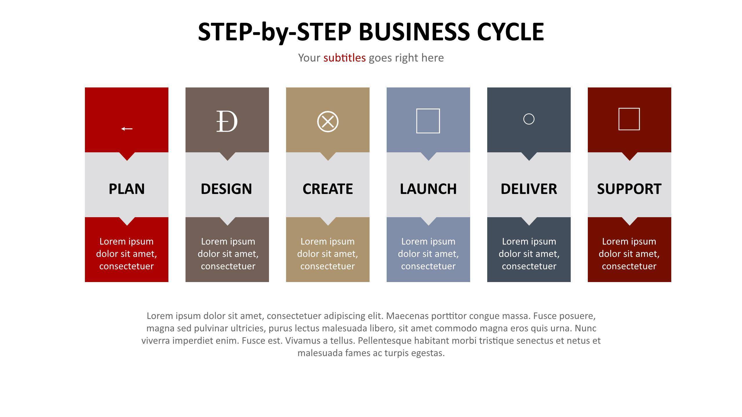 新闻纸PPT图表模板4