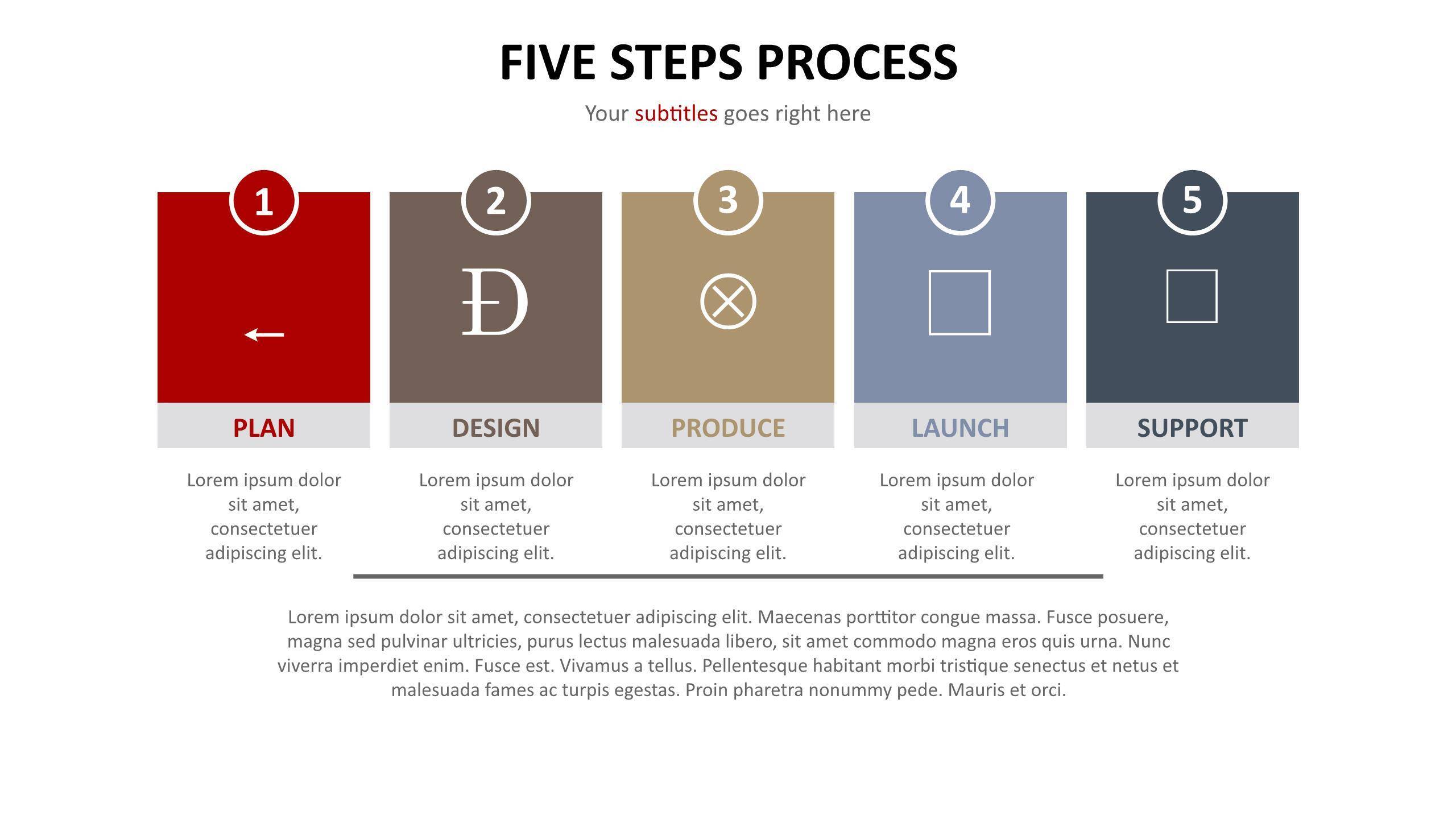 新闻纸PPT图表模板5