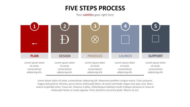 新闻纸PPT图表模板5