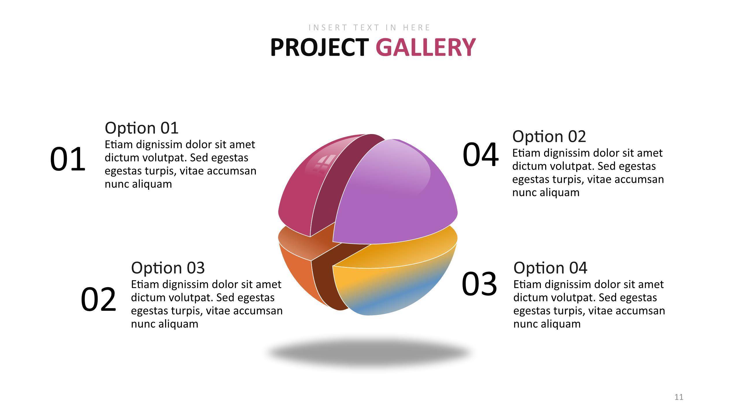 紫色可视化商务图表模板2