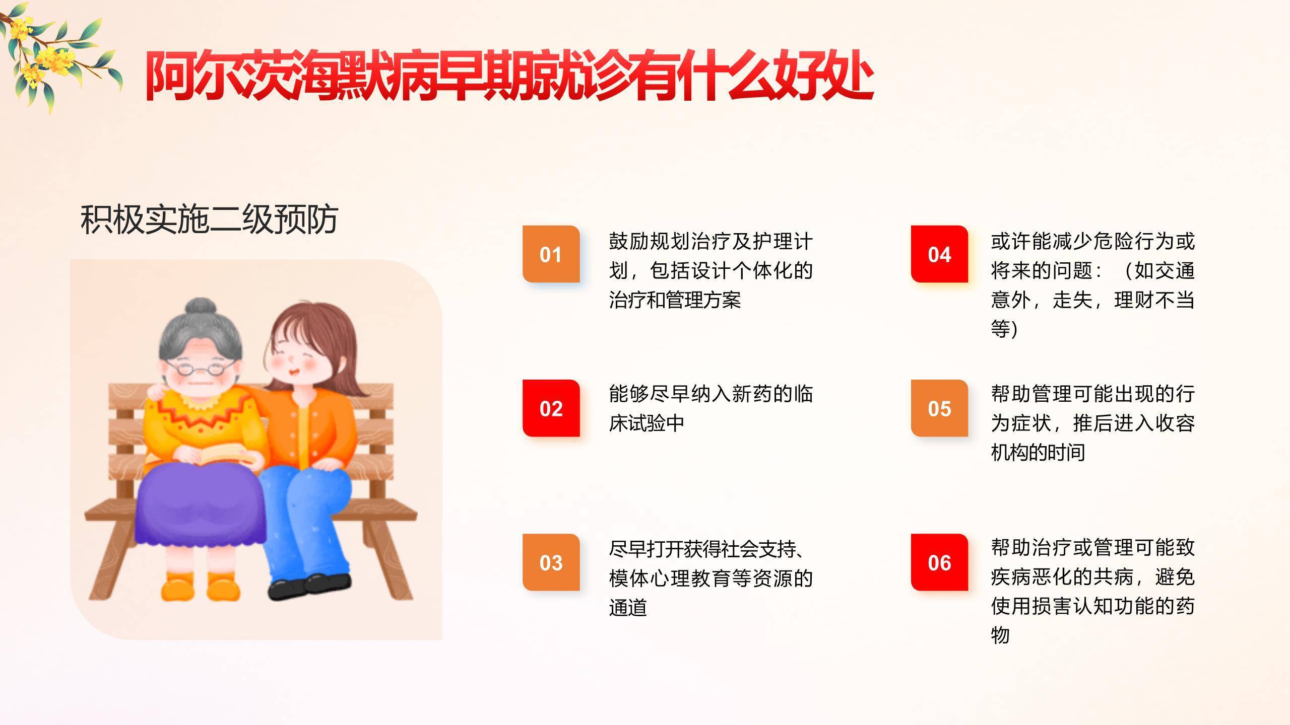 重阳节医疗公益宣传PPT模板5