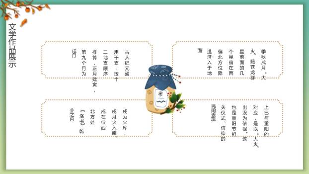 重阳习俗科普国风PPT模板5