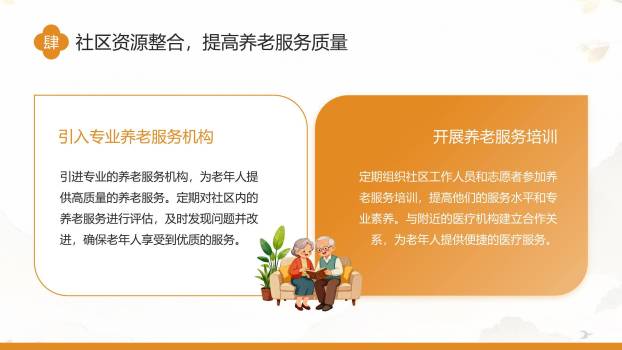 橙色温馨重阳家庭团圆PPT模板9