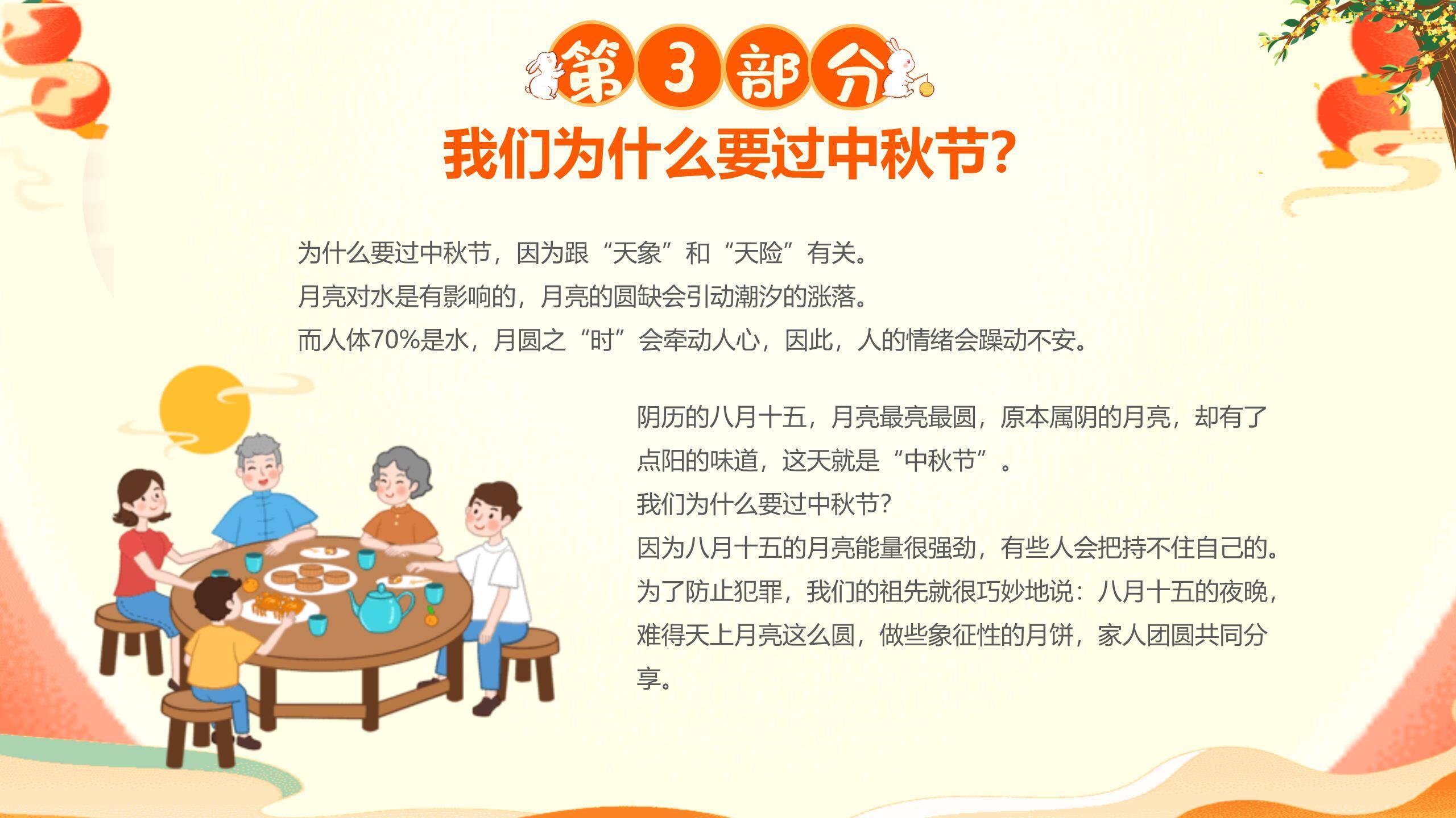 中秋节领导慰问经典商务PPT模板2