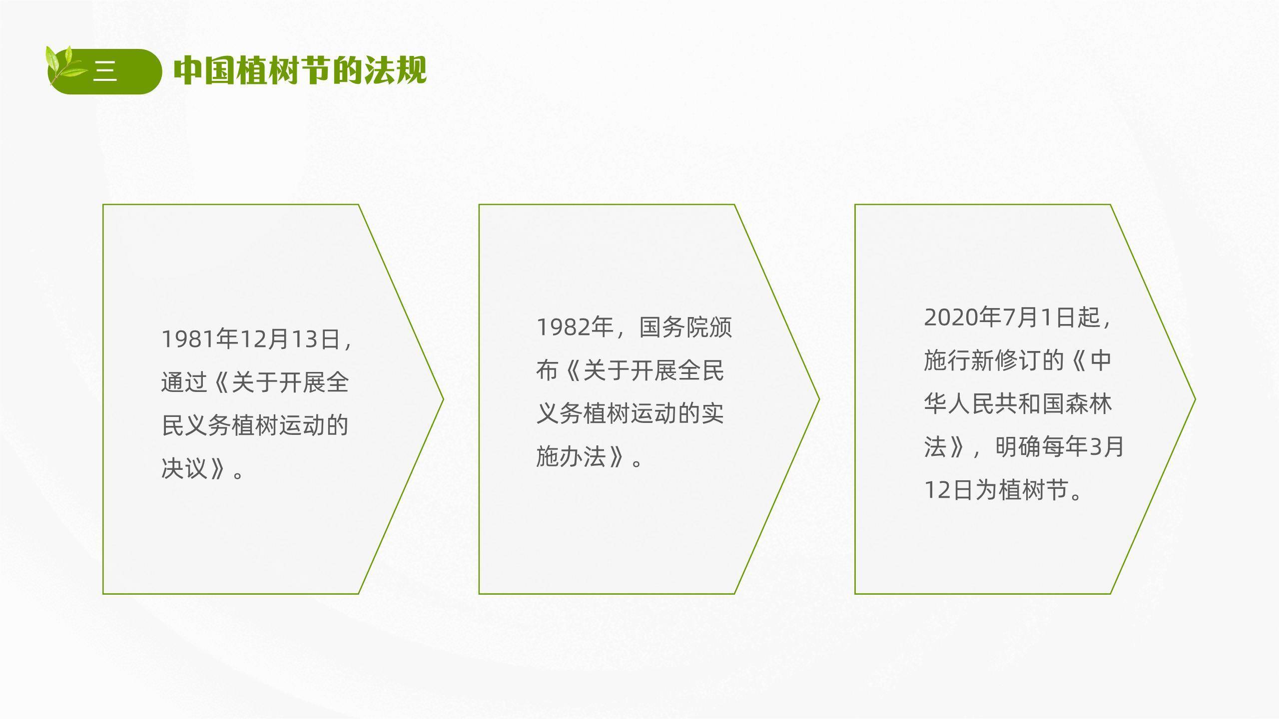 植树节活动策划几何PPT模板5