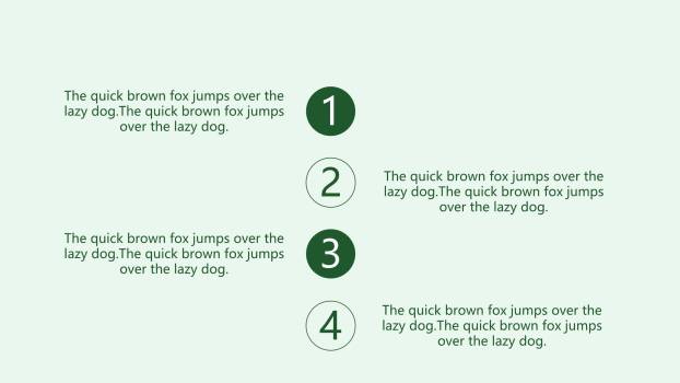 植树节简约封面几何PPT模板5