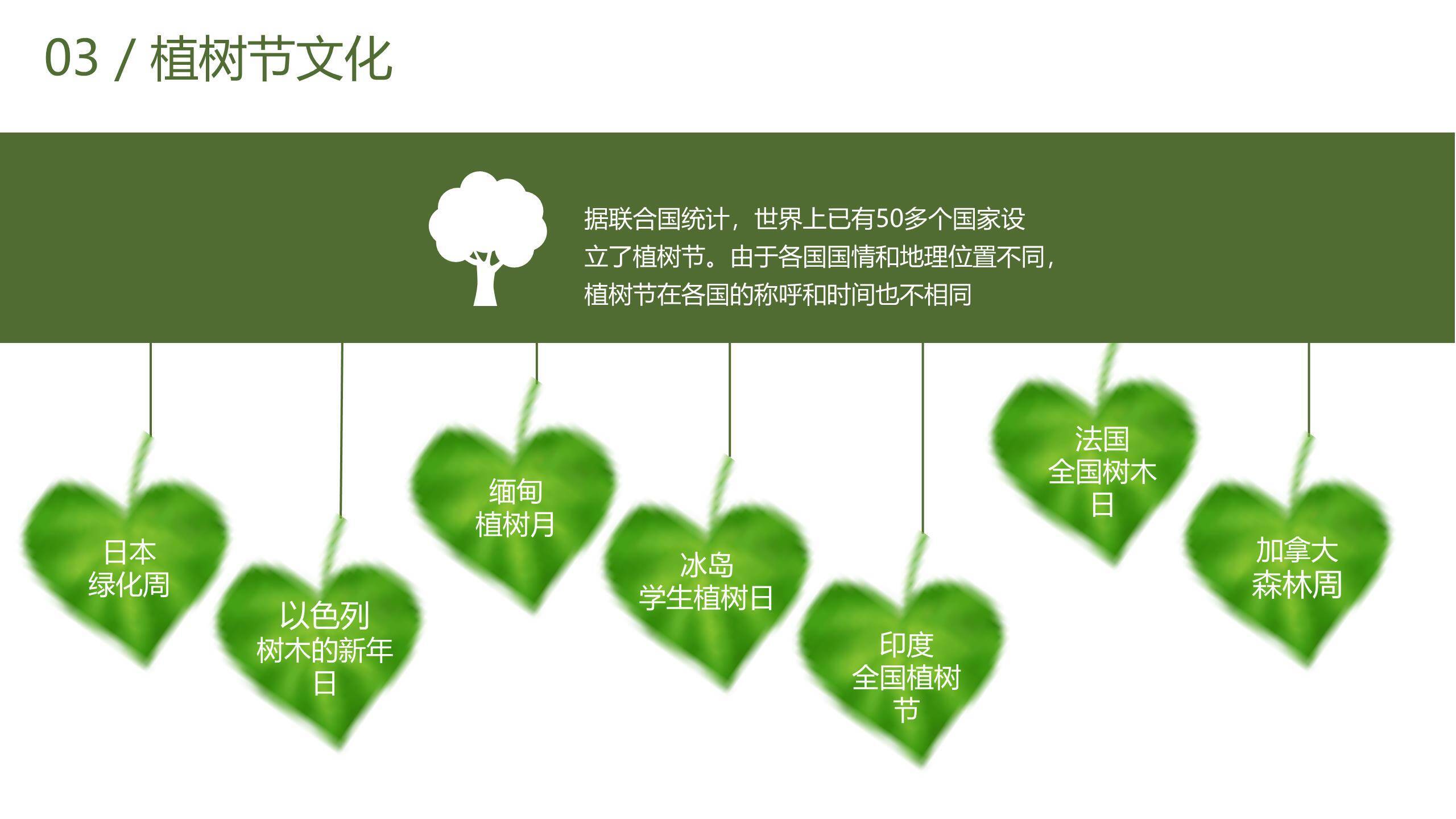 植树节主题班会卡通PPT模板8