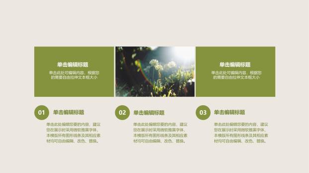 植树节可持续发展扁平PPT模板7