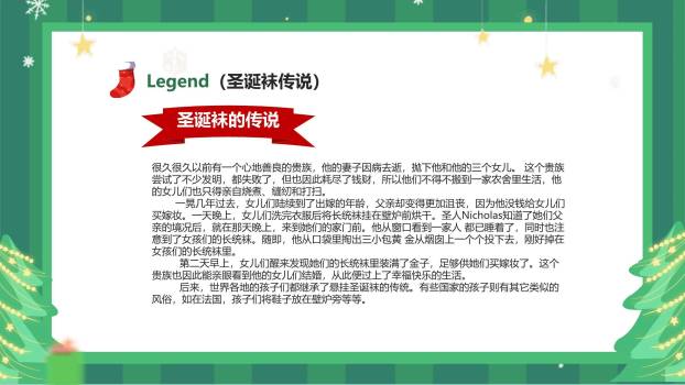 圣诞节房屋造型英语课件PPT模板3