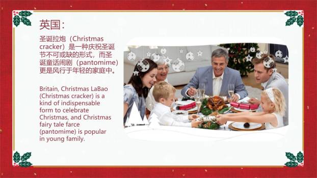 圣诞节剪纸风小学主题班会PPT模板9