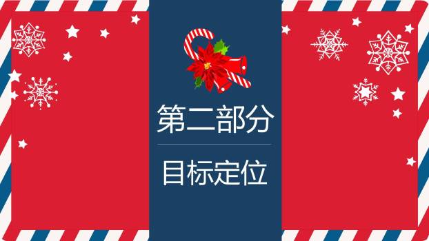 圣诞节经典商务宣传海报PPT模板1