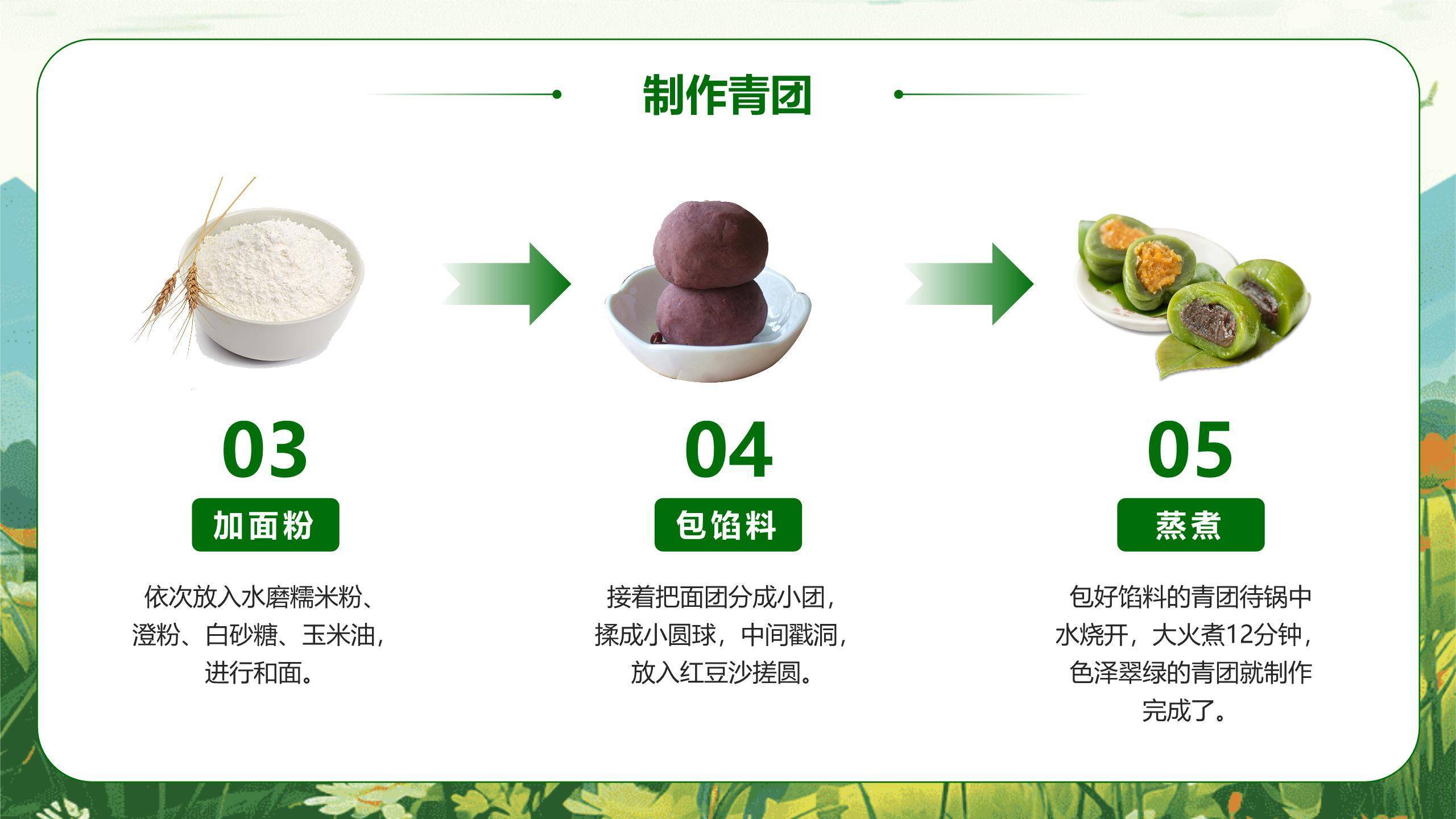 卡通童趣清明节幼儿园班会PPT模板5