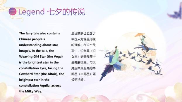 七夕节国际活动手绘PPT模板5