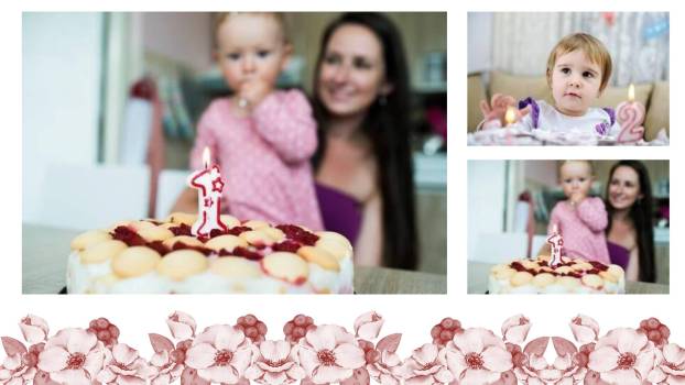 母亲节日宣传卡通PPT模板2