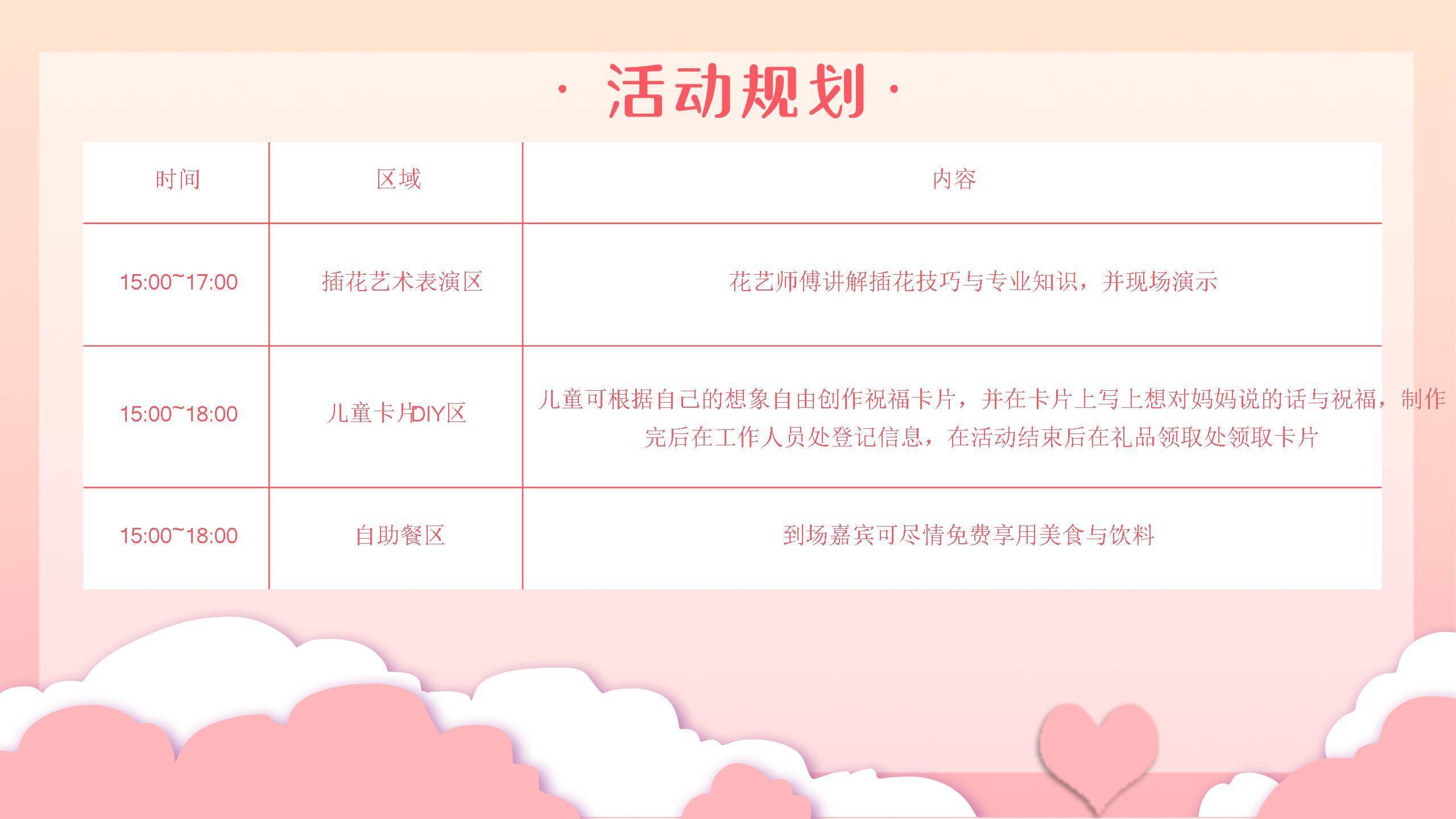 母亲节活动策划卡通PPT模板5