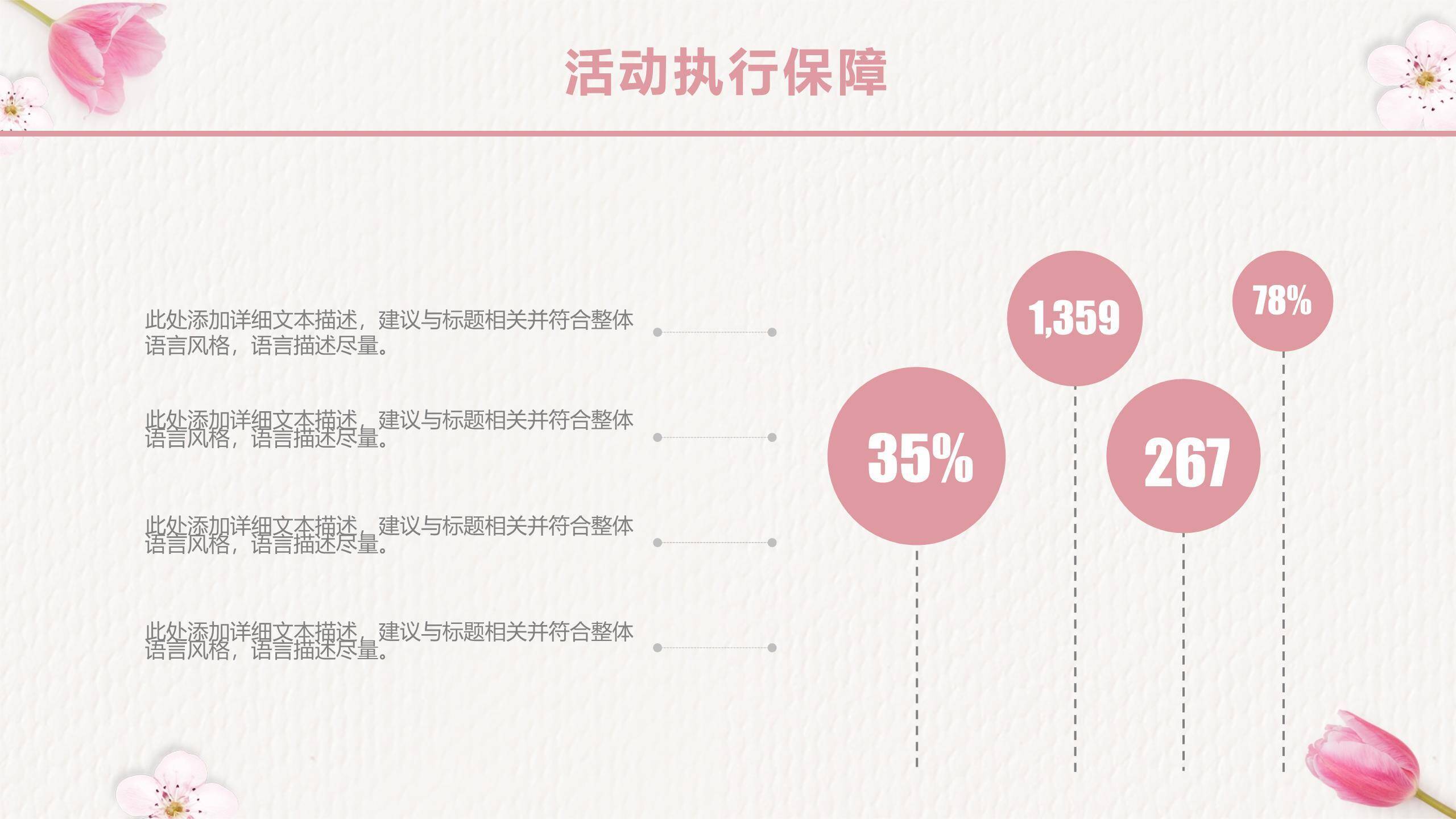 母亲节活动汇报小清新PPT模板3