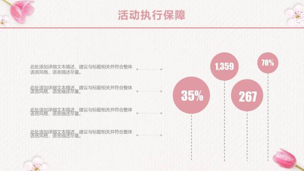 母亲节活动汇报小清新PPT模板3