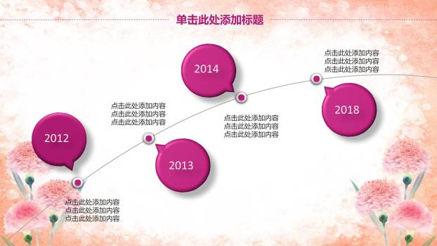 母亲节活动宣传手绘PPT模板6