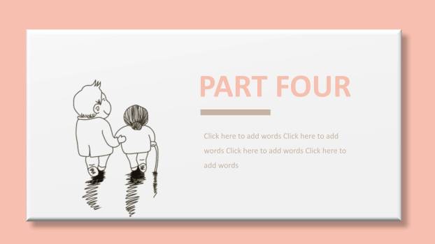 母亲节家庭演讲手绘PPT模板9