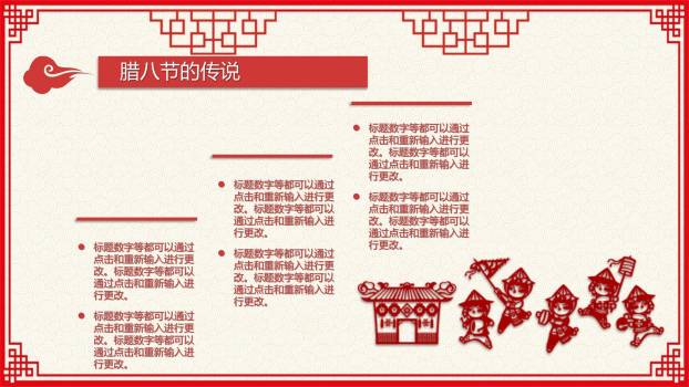 腊八节中国风古典汇报PPT模板4