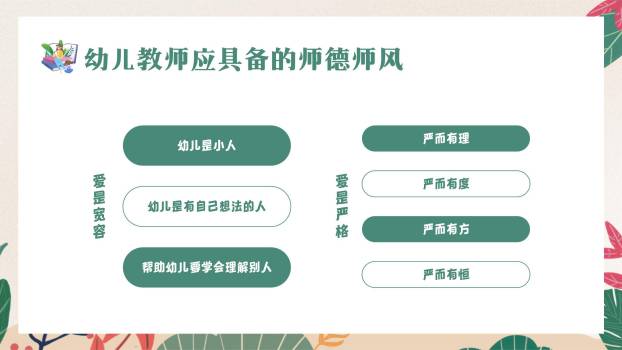 教师节小清新师德培训PPT模板9