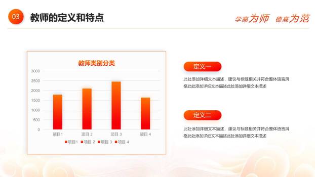 教师节师德培训渐变风PPT模板9