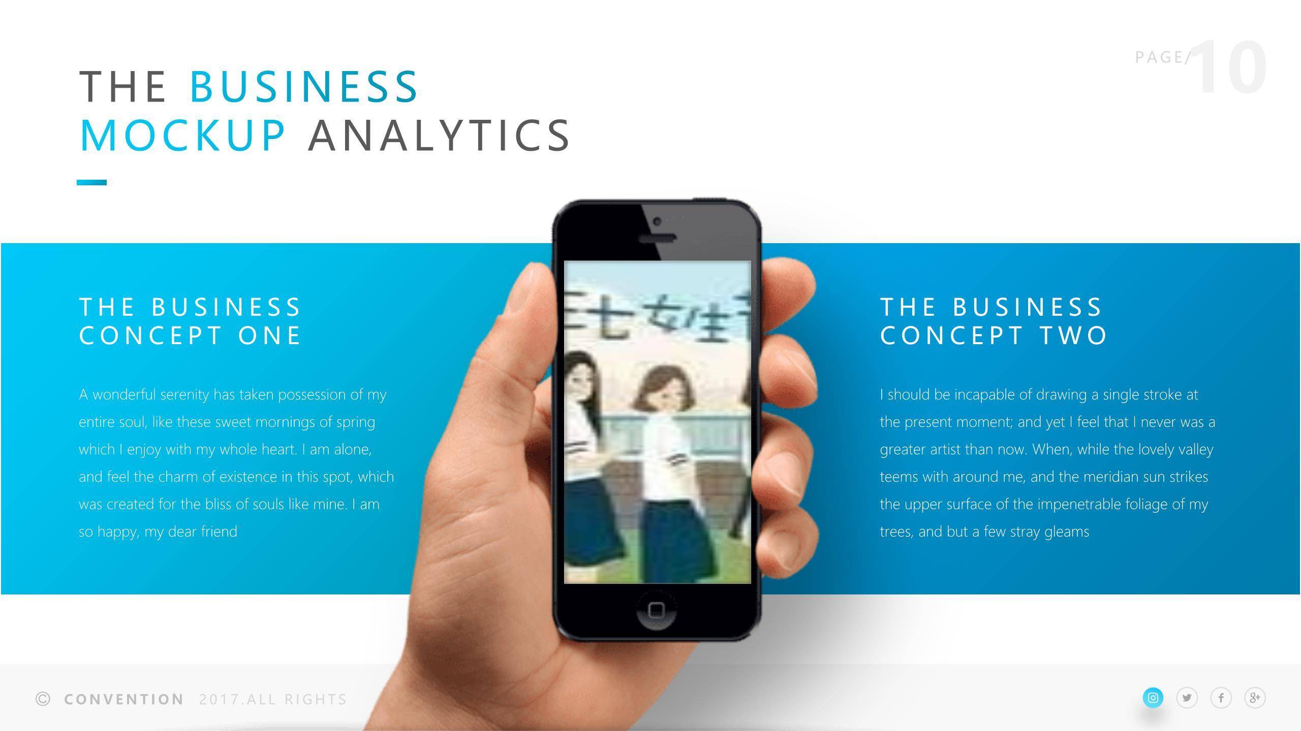 蓝色三七女生节校园活动PPT模板1